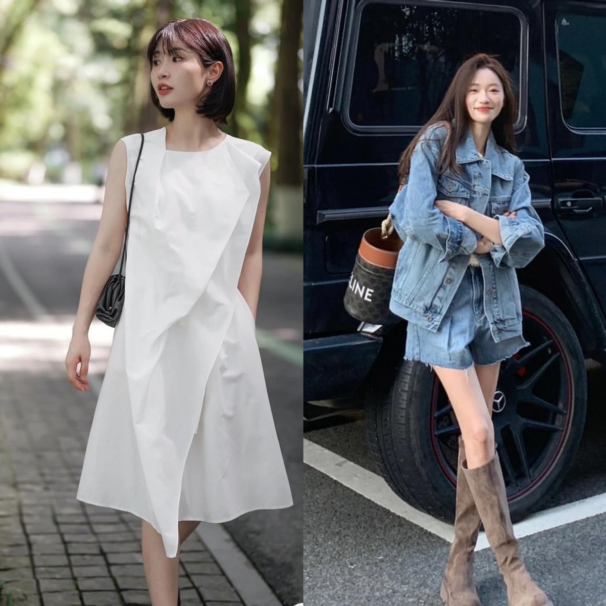 小个女生穿搭有“窍门”,“2个强化+2个弱化”,轻松显高几公分