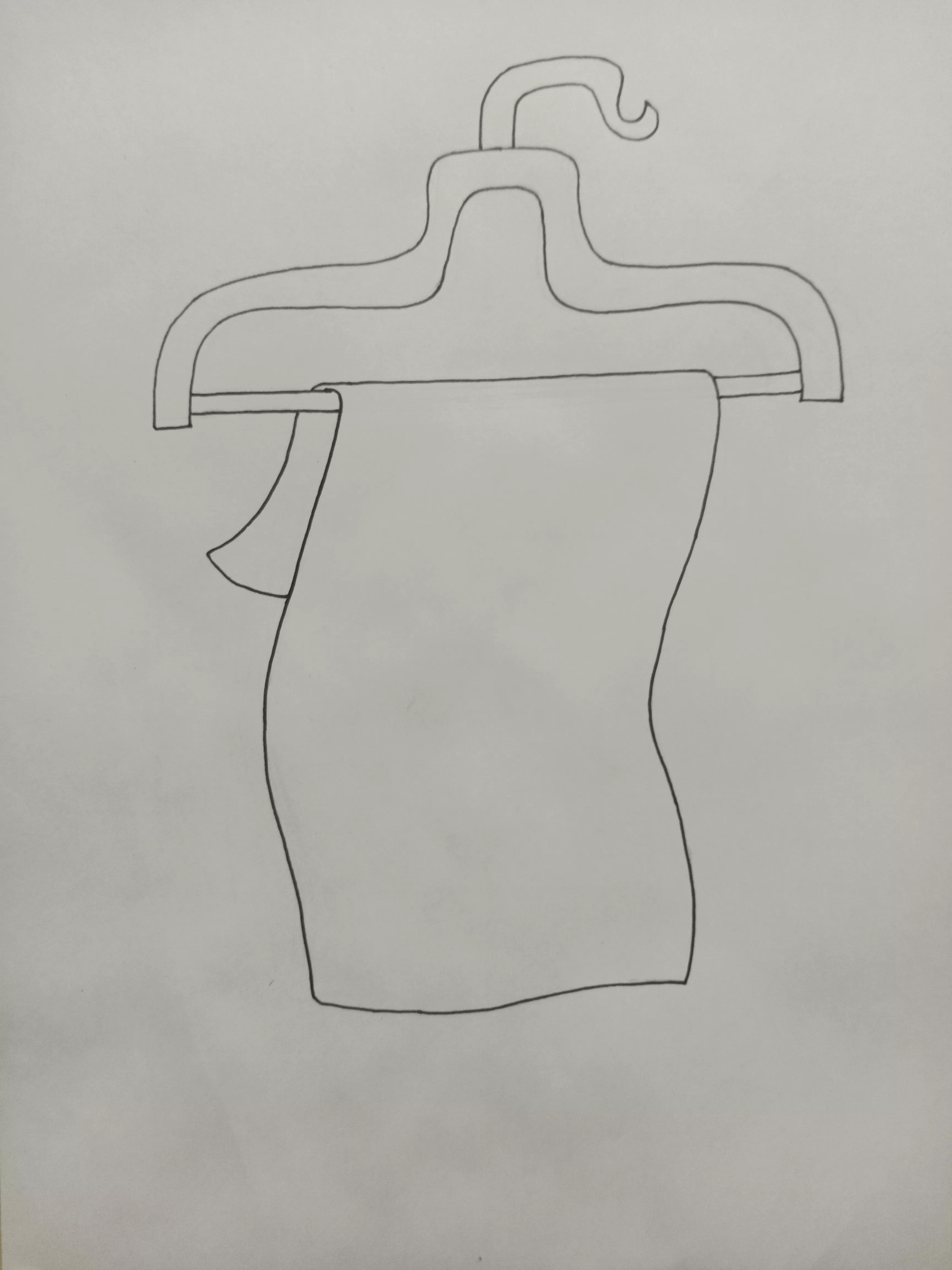 线描画绘画教程,毛巾绘画教程