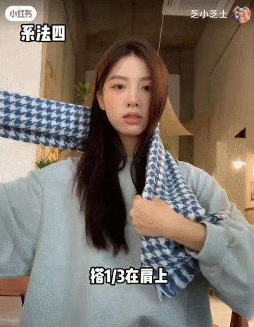 大衣围巾冬天最慵懒时髦的组合,大衣围巾入冬王炸组合