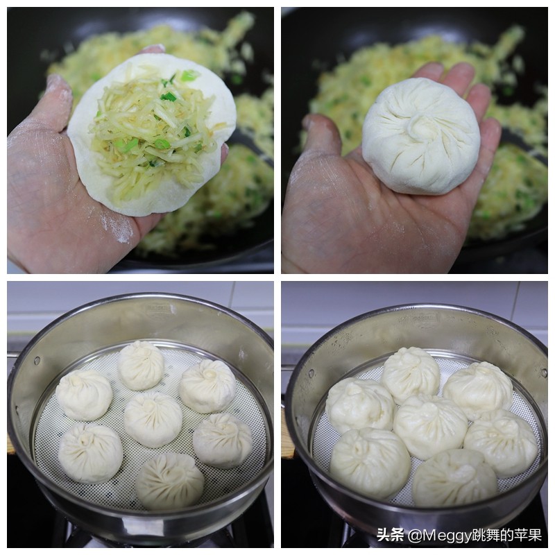 简单做一款素包子让早餐更有味道,素包子的家常做法宝宝早餐