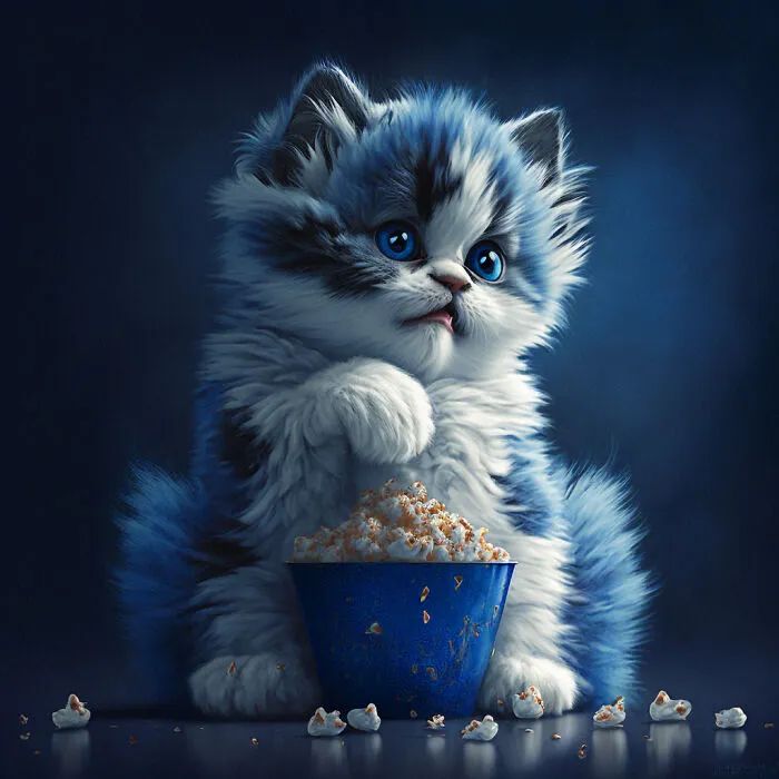 ai绘画汤姆猫,ai绘画画一只肌肉猫