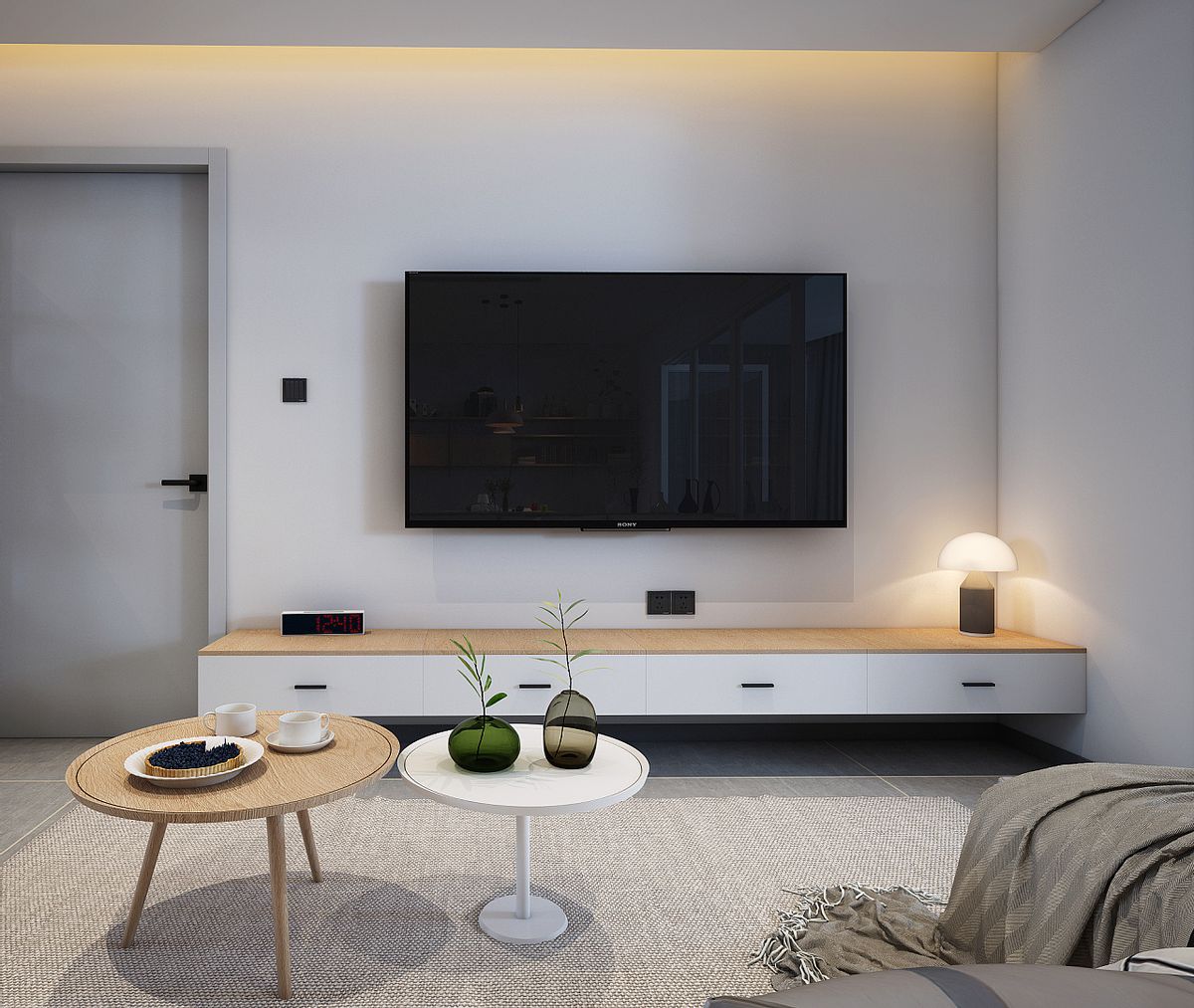 电视挂墙上还是放电视柜上好?区别很大,别搞错了