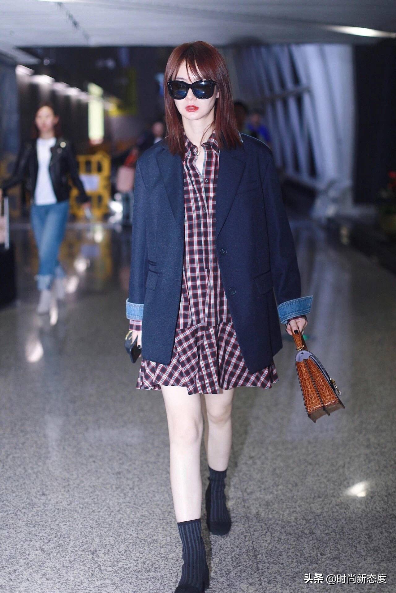 格子元素高级穿法这么搭配挺潮流,日常格子穿搭系列女生必看