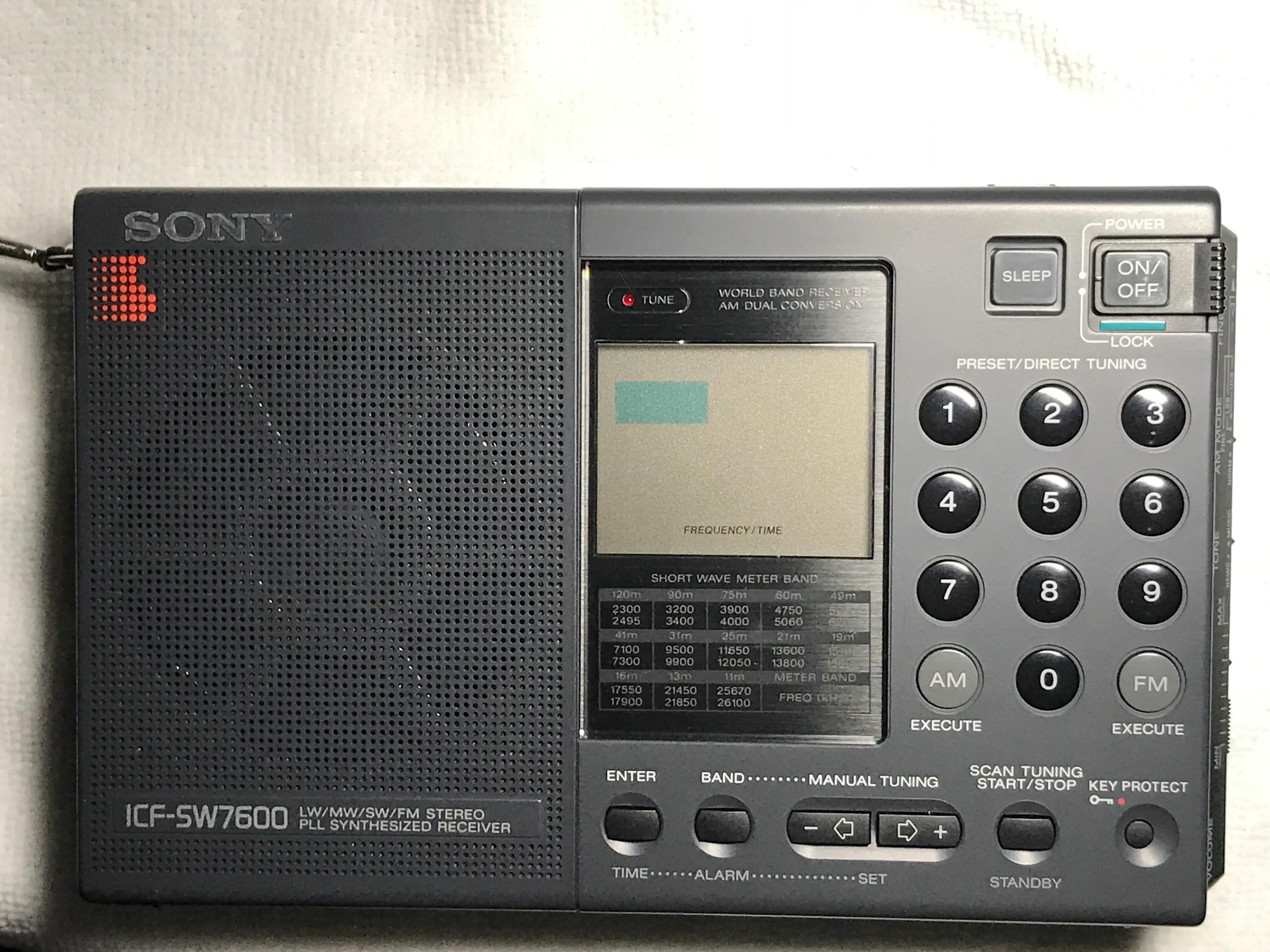 索尼SW7600收音机评测,索尼sw7600打开一直滋滋响