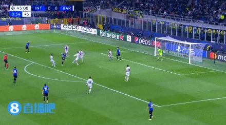 国米对战曼城最后一刻,国米半场被打后续