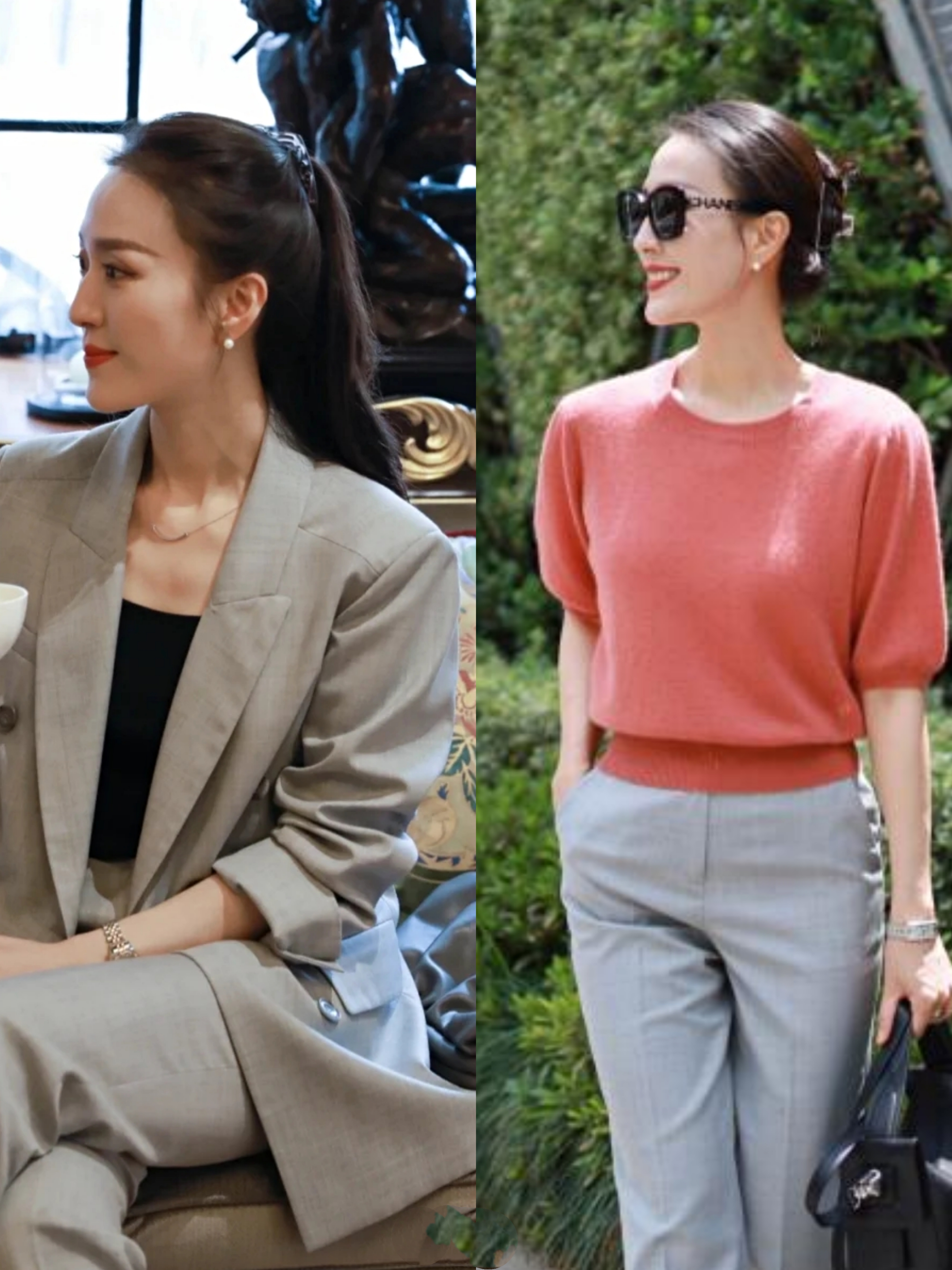 奔5的女人如何穿搭减龄有气质,奔四矮个女人的高级感穿搭