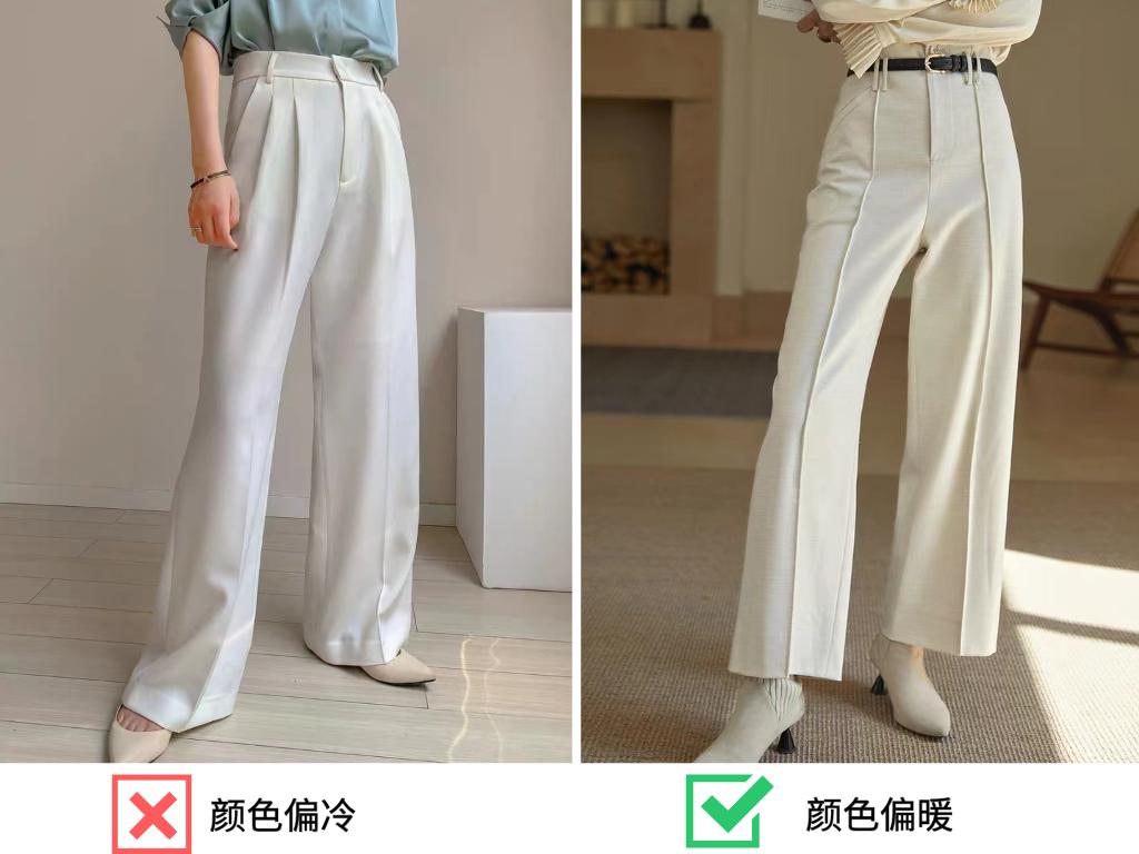 显瘦垂感阔腿慵懒风裤,阔腿裤垂坠感显腿细牛仔裤