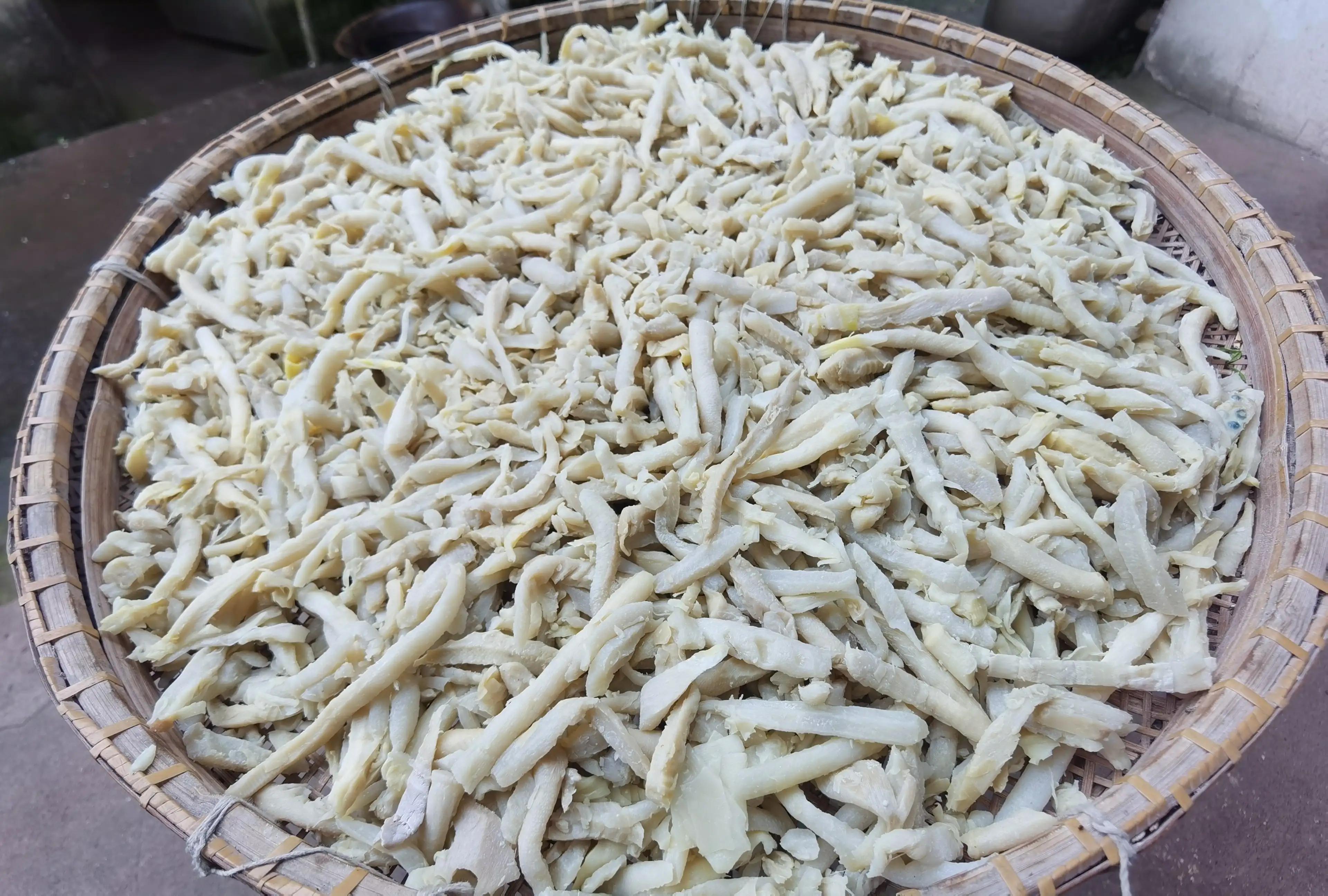 绍兴最好的笋丝梅干菜制作方法,浙江笋丝梅干菜的家常做法