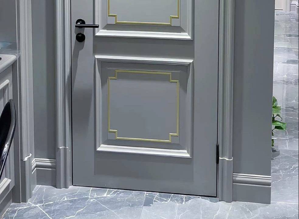 灰地砖白墙配什么门效果图,绅士灰门配灰色地砖可以吗