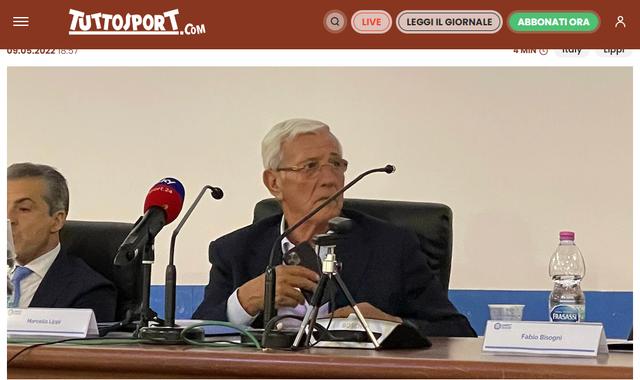 前国足教练里皮近况！参加大学讲座坦言：为了钱才来中国执教