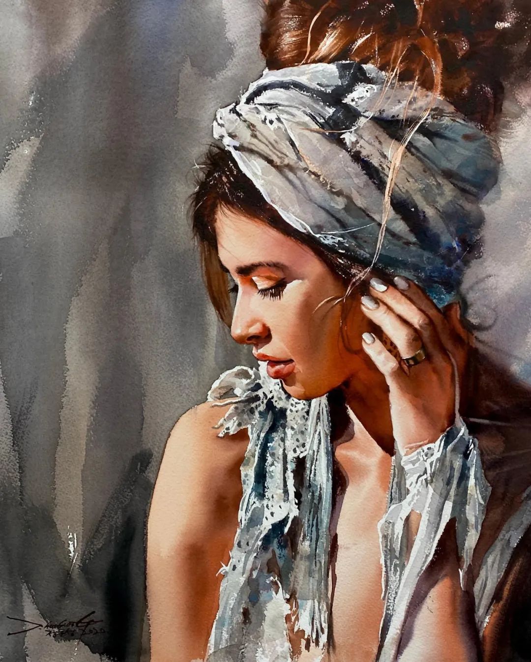 美得让人窒息的水彩,超级惊艳的水彩