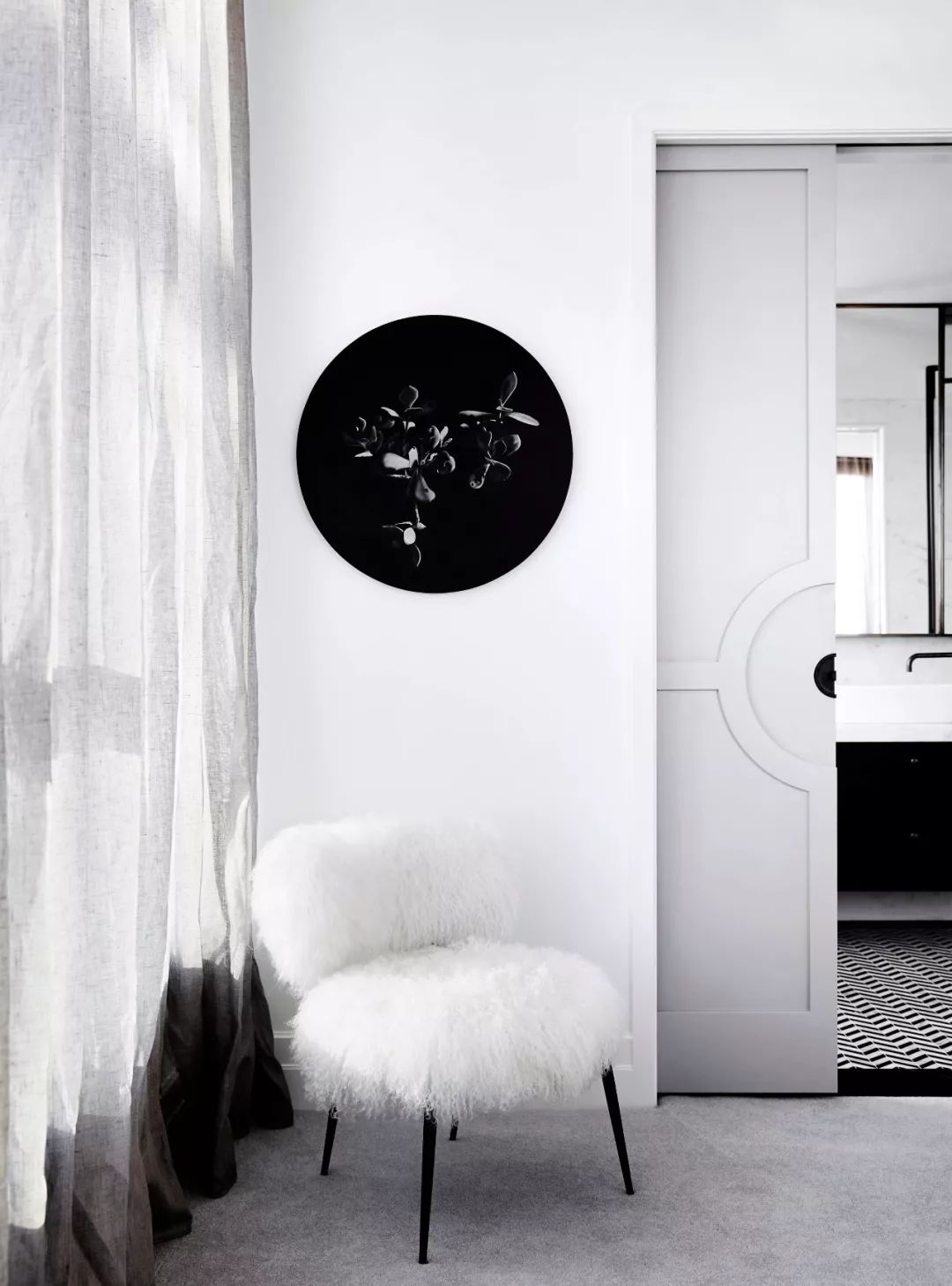 极简推拉门有图,复古极窄推拉门图片