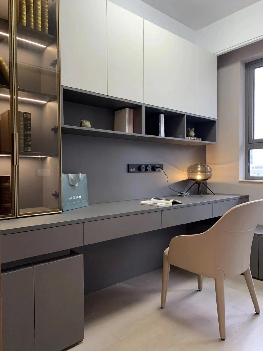 电视柜书桌一体组合,卧室衣柜书桌一体柜