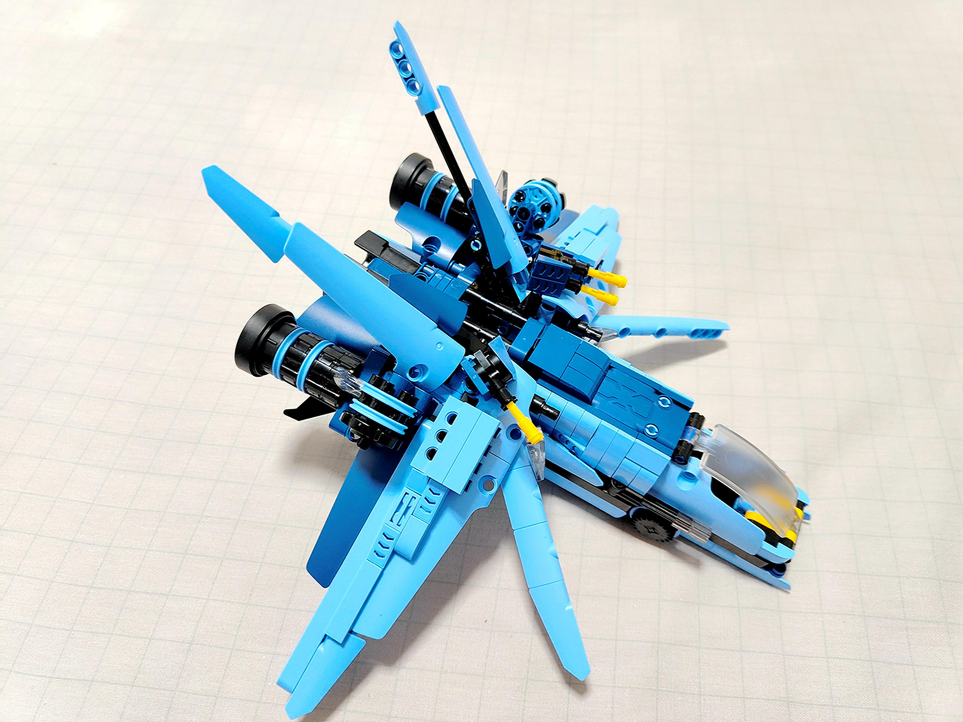 能变形态的积木,智能机器人积木体验