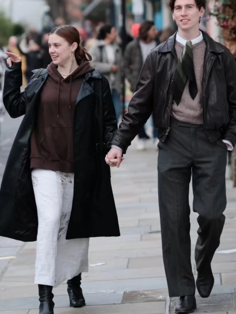 时尚法式复古穿搭冬季,英伦风慵懒穿搭