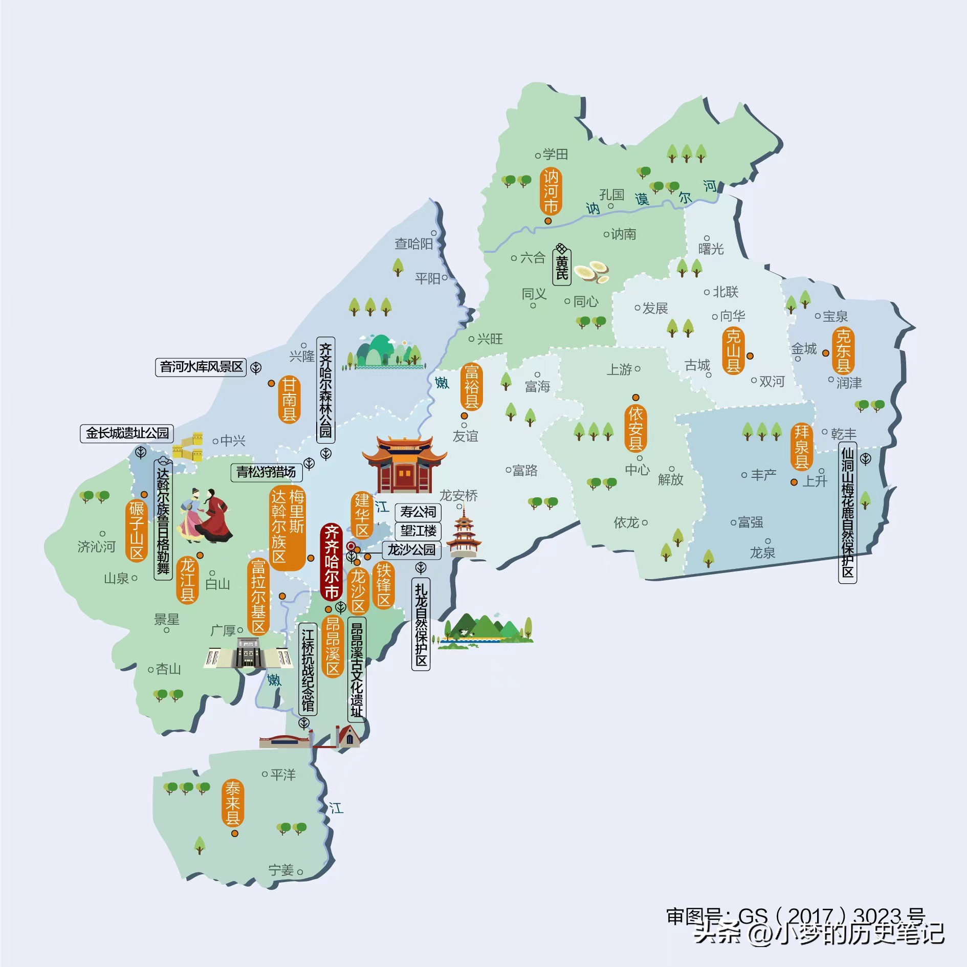 黑龙江齐齐哈尔历史名人,齐齐哈尔市历史英雄人物