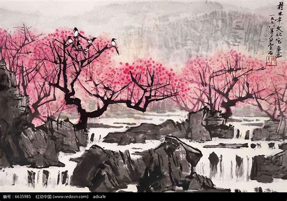 桃花屋里种桃树诗词,桃花源里桃花香诗词