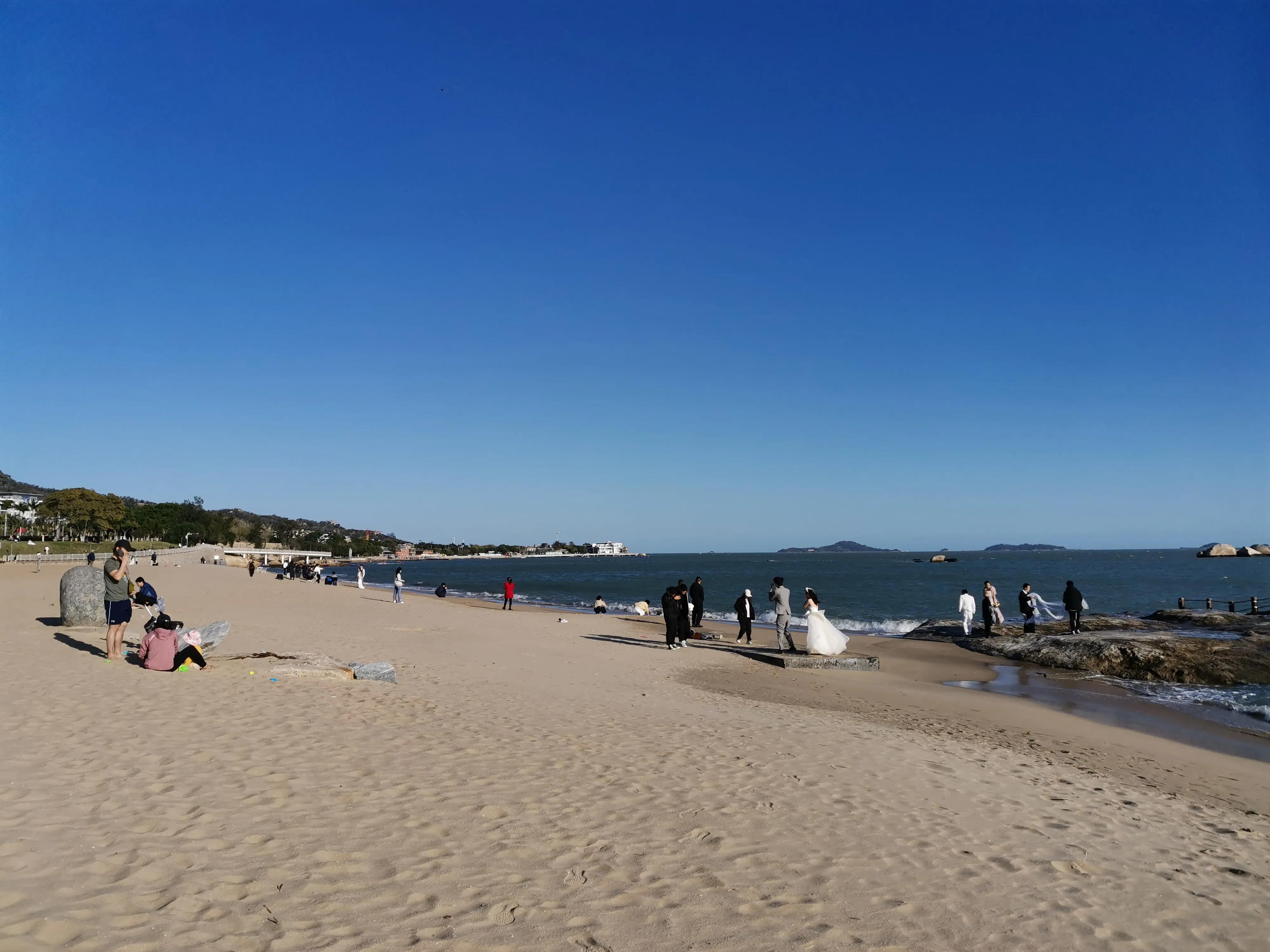 厦门的蓝天白云大海,厦门的海厦门的天空