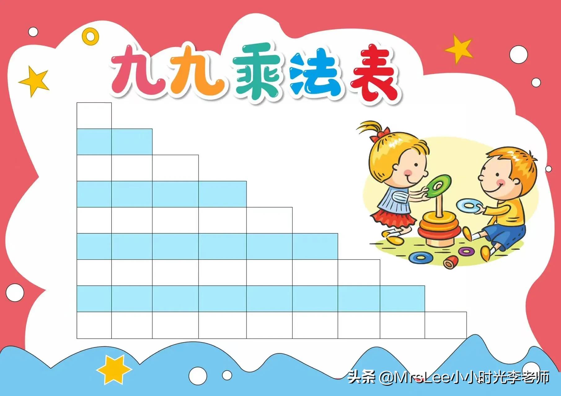 乘法口诀和认识钱币的手抄报,有趣汉字手抄报视频大全