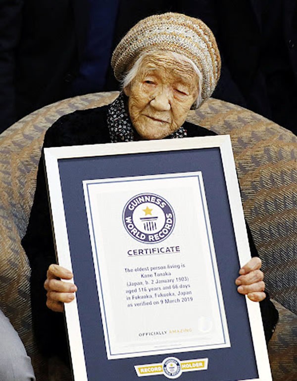 119岁的田中力子:当下最长寿的人,两度患癌,长寿秘诀有点奇怪
