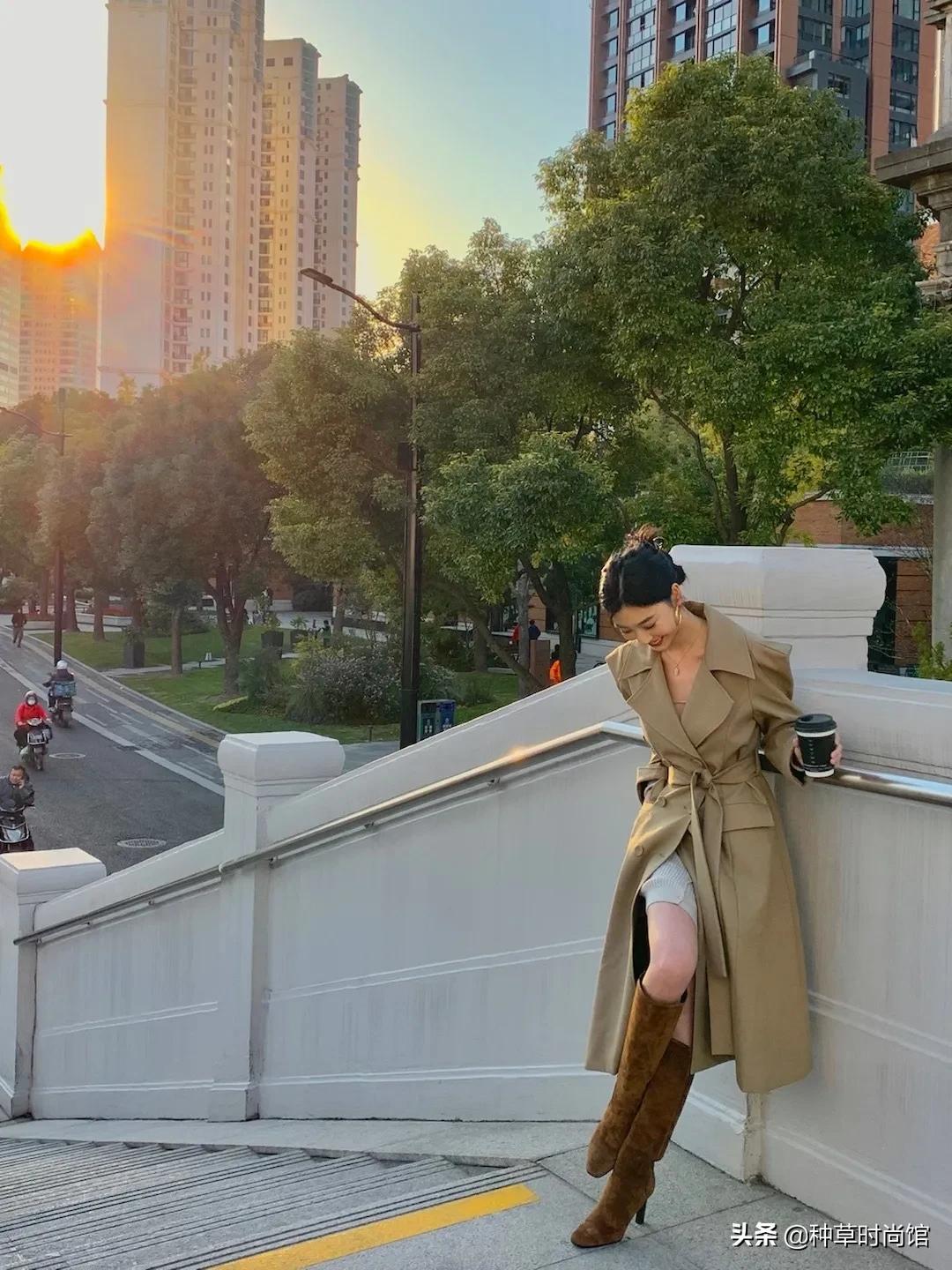 4种不同风格的春季穿搭示范,4种风格20套冬日穿搭照着穿就对了