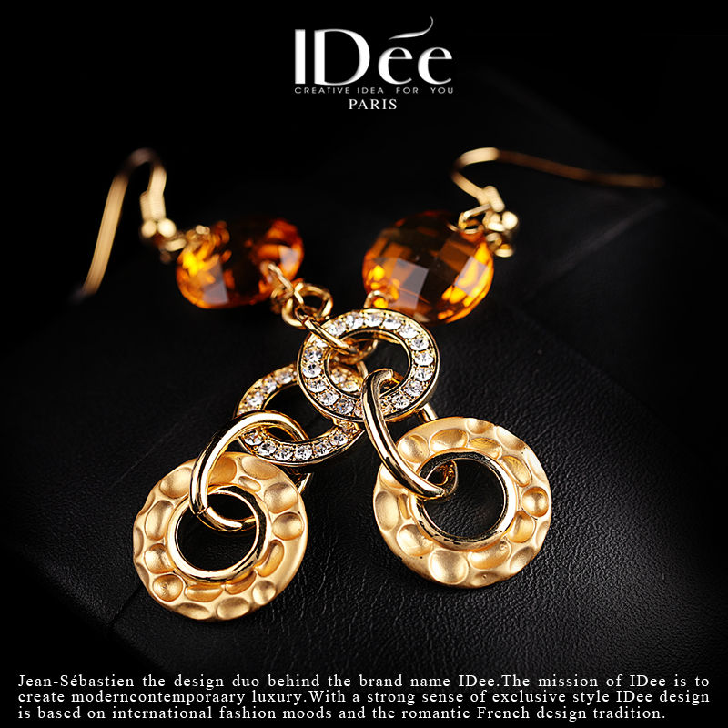 简约、时尚、闪耀——法国IDee气质款时尚耳坠高级感法式小众设计