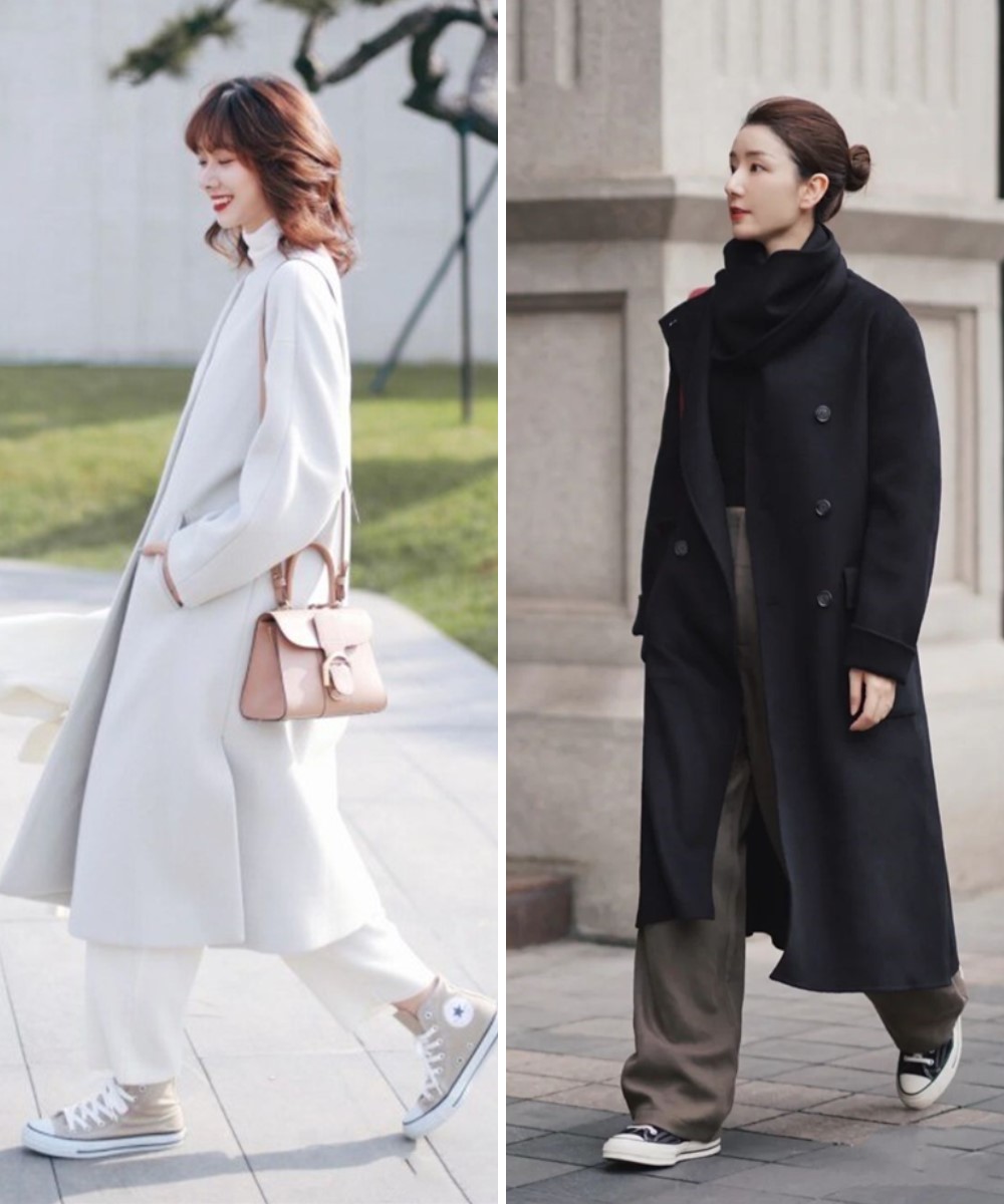 两款匡威各穿一只搭配好看吗,匡威鞋搭配什么裤子秋冬