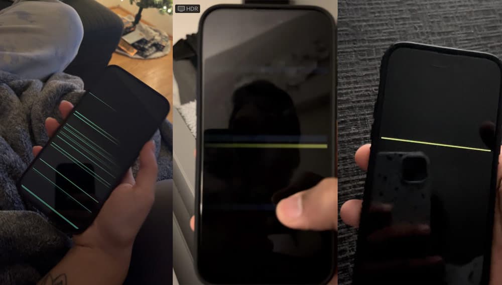 iphone14promax屏幕白横线,iphone14promax打开屏幕有横线