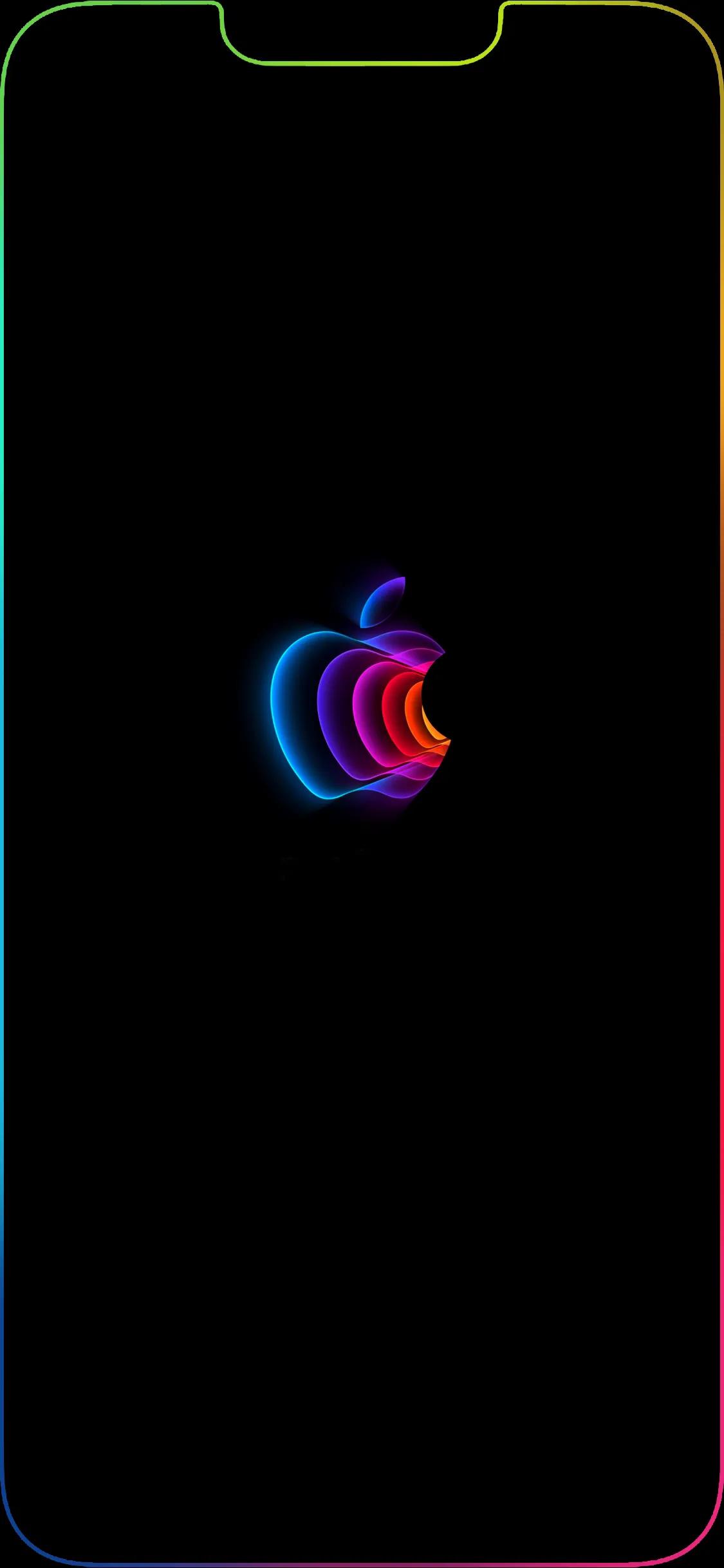 彩色拼接手机壁纸,6sp彩色边框手机壁纸