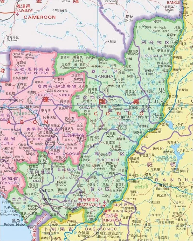 世界旅游地图揽胜—非洲刚果布