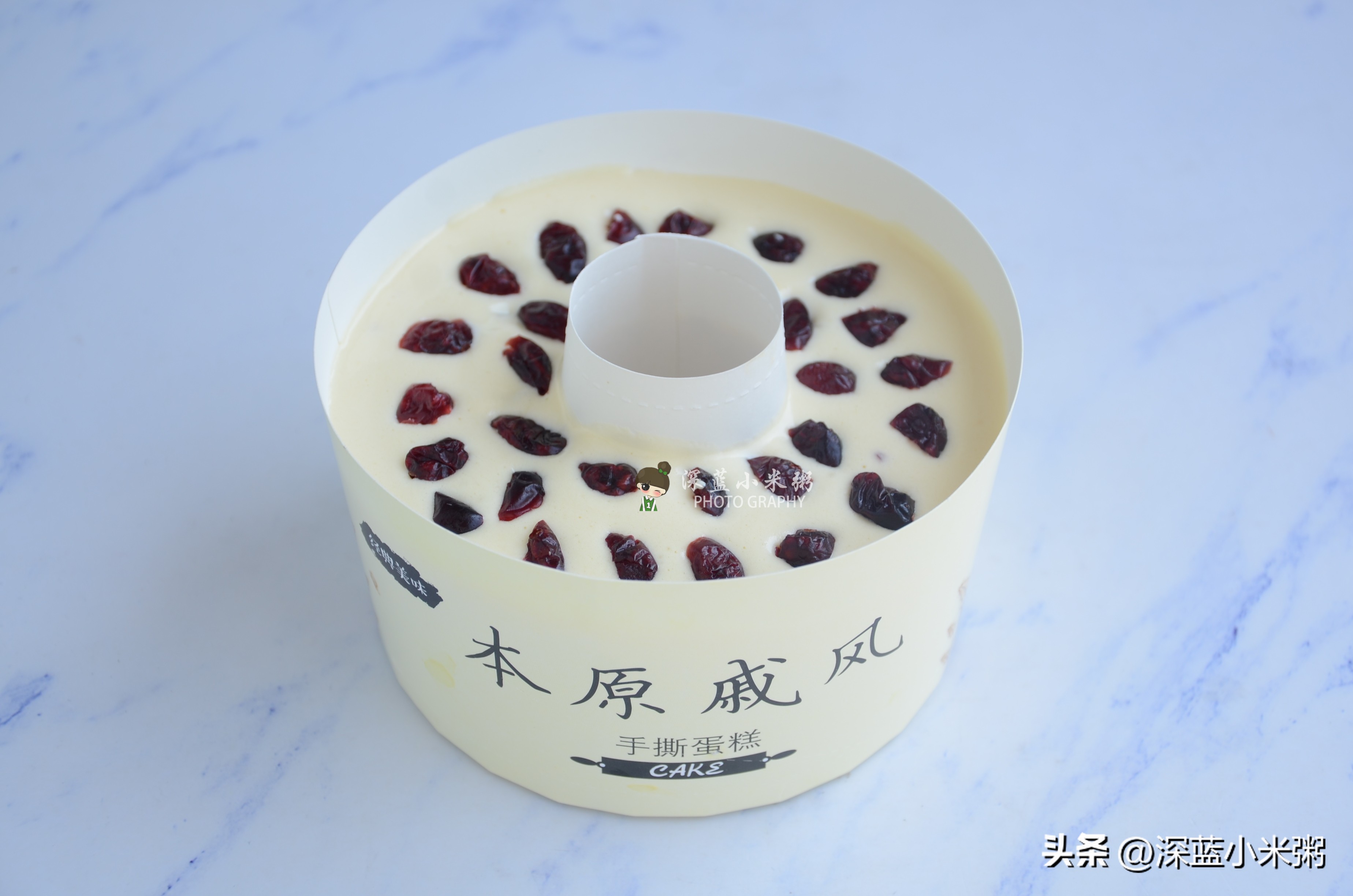 戚风蛋糕不塌陷做法烤箱家庭版,烤箱做蔓越莓戚风蛋糕