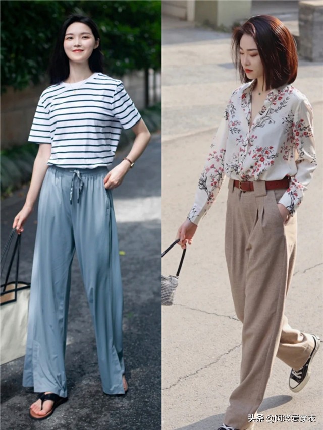 鲨鱼裤和阔腿裤哪个好看,鲨鱼裤和阔腿裤哪个更好搭