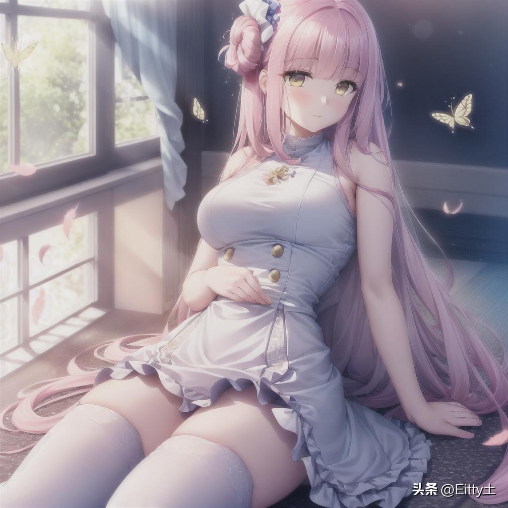 绘画动漫美少女壁纸,ai绘画二次元少女壁纸