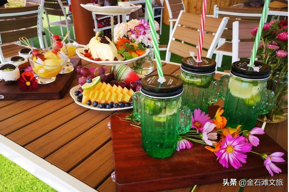 在金石滩时光海格调营地枕着星空入眠！