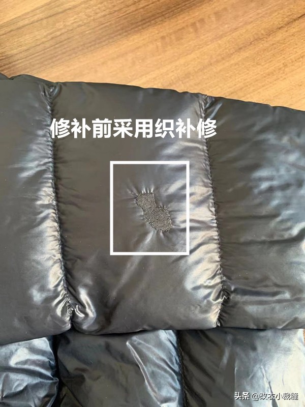 刺绣补破洞羽绒服,羽绒服破洞刺绣图案