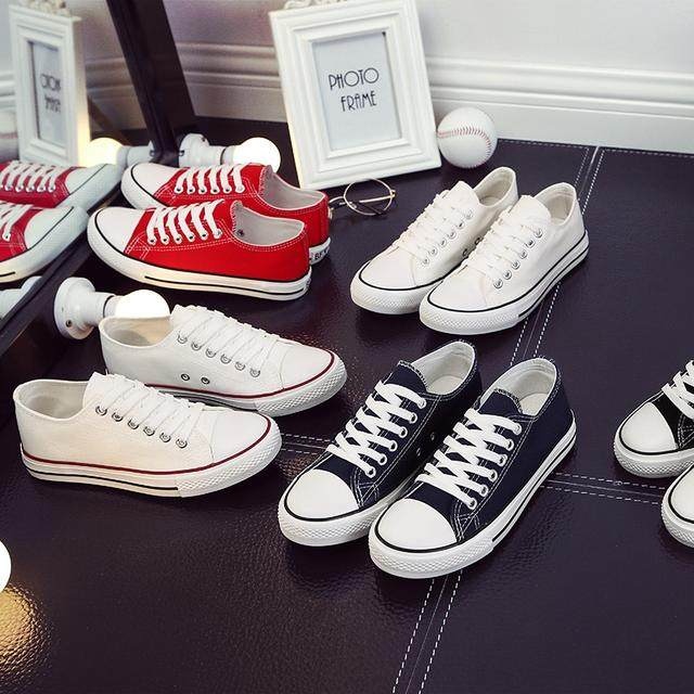 帆布鞋推荐学生党穿搭,适合小女生穿的帆布鞋