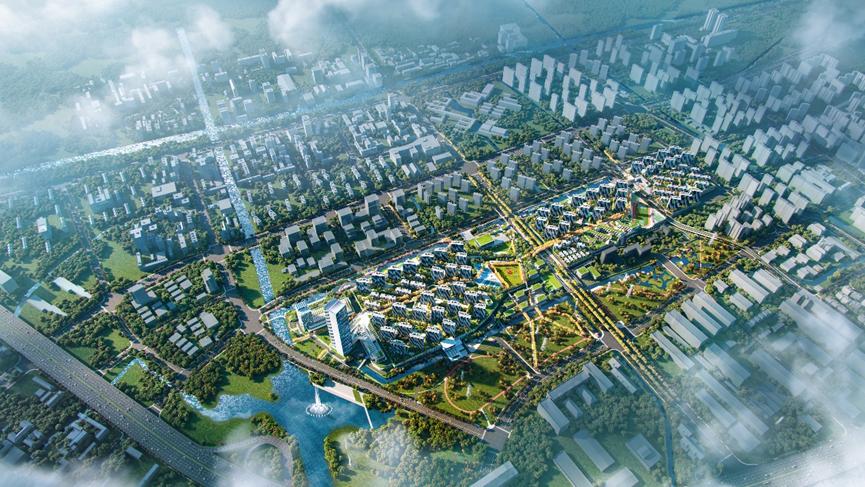 *界无**山水，绿墨连城——宁波下应车辆段上盖开发项目/华东院