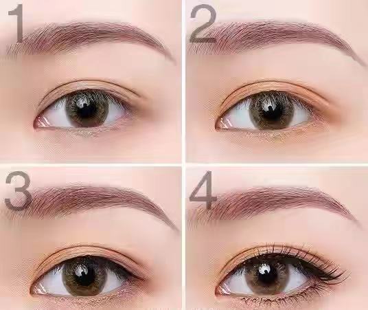 3ce四色眼影零基础,学眼影化妆新手零基础教程