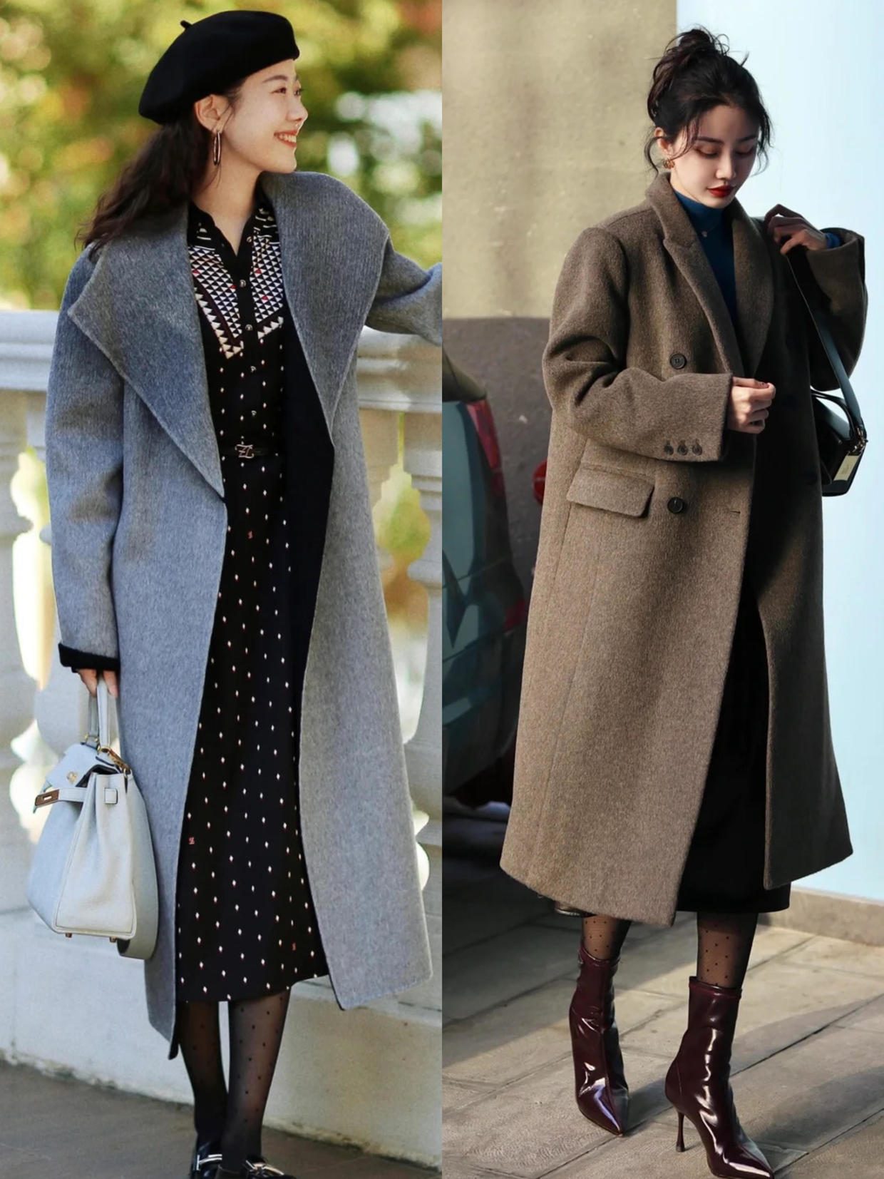 穿大衣的实用搭配技巧,大衣穿得好看无非是这几种搭配