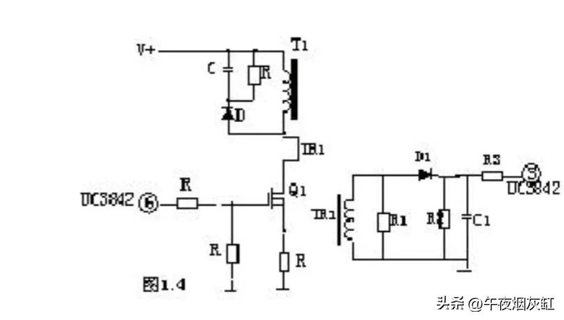 开关电源电路rcd工作原理详解,开关电源尖峰吸收电路原理讲解
