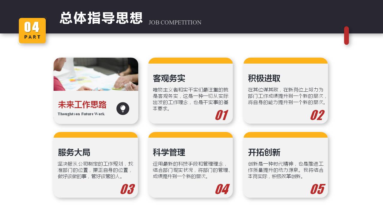 竞聘述职报告ppt免费模板,大气简约蓝色竞聘岗位ppt模板