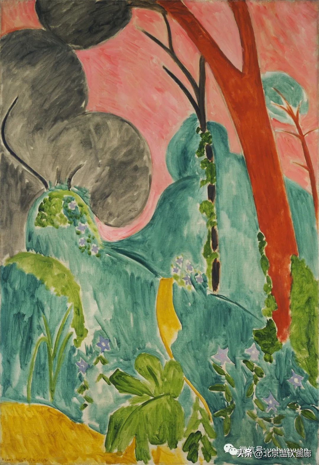 野兽派画家马蒂斯的艺术风格,现代艺术野兽派马蒂斯作品