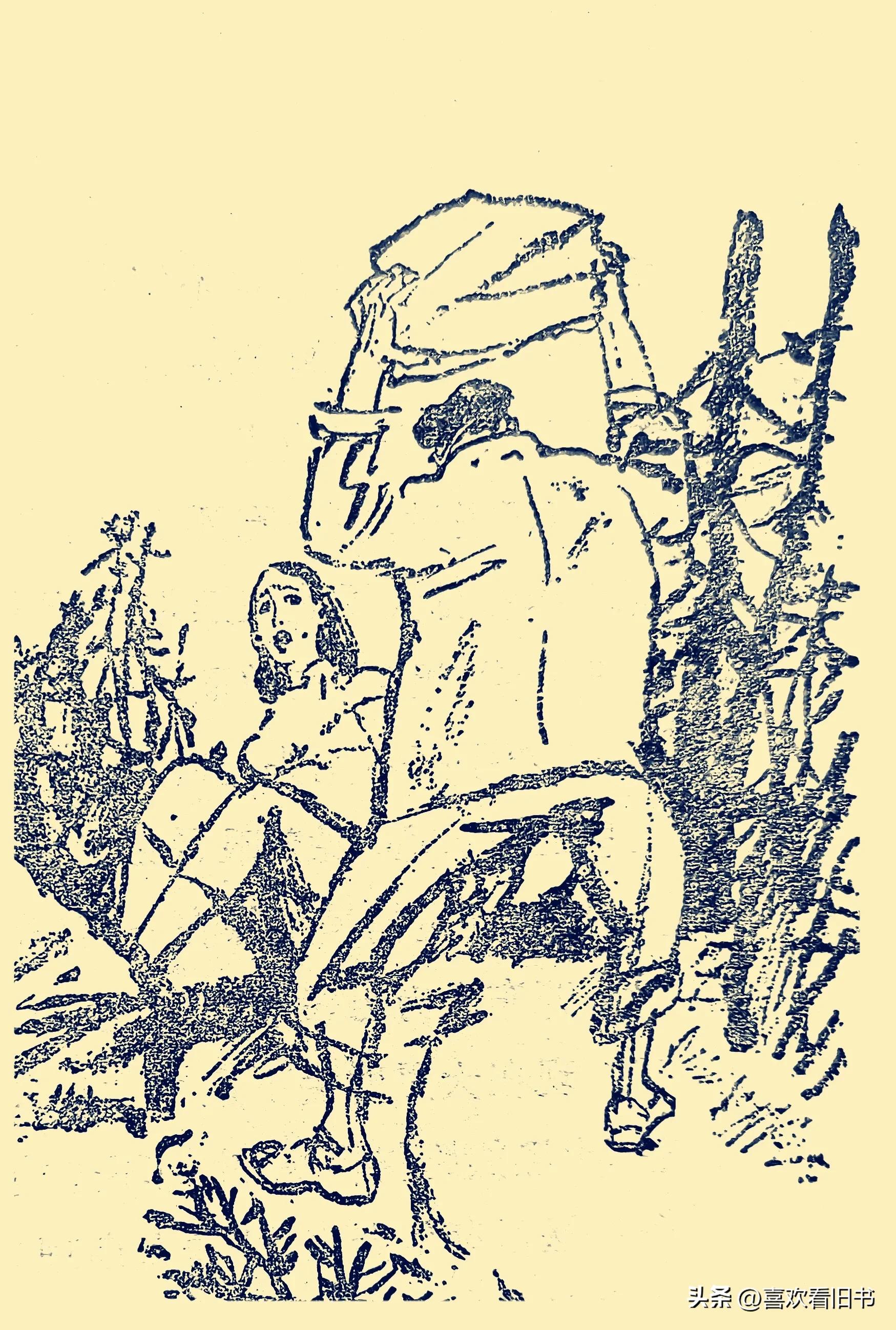 民间故事：恶熊吃*狼色**