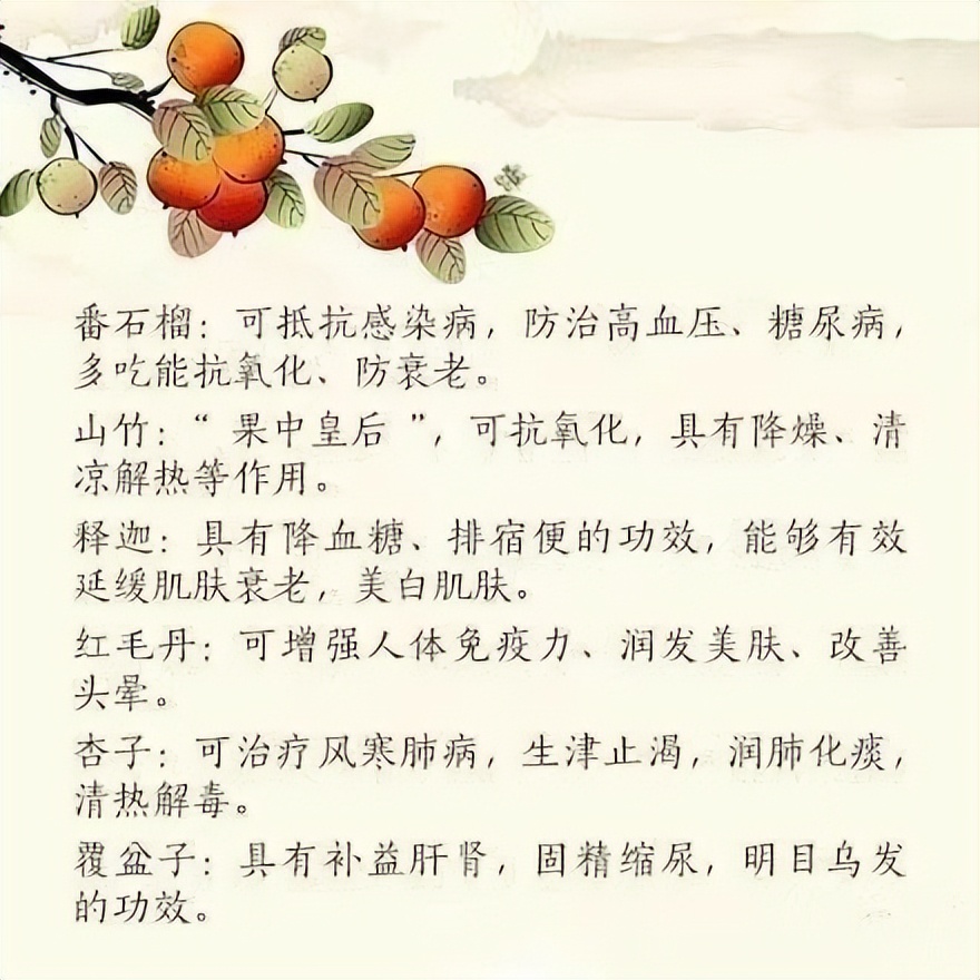 冬季吃什么水果最养生,10种水果养生知识讲解