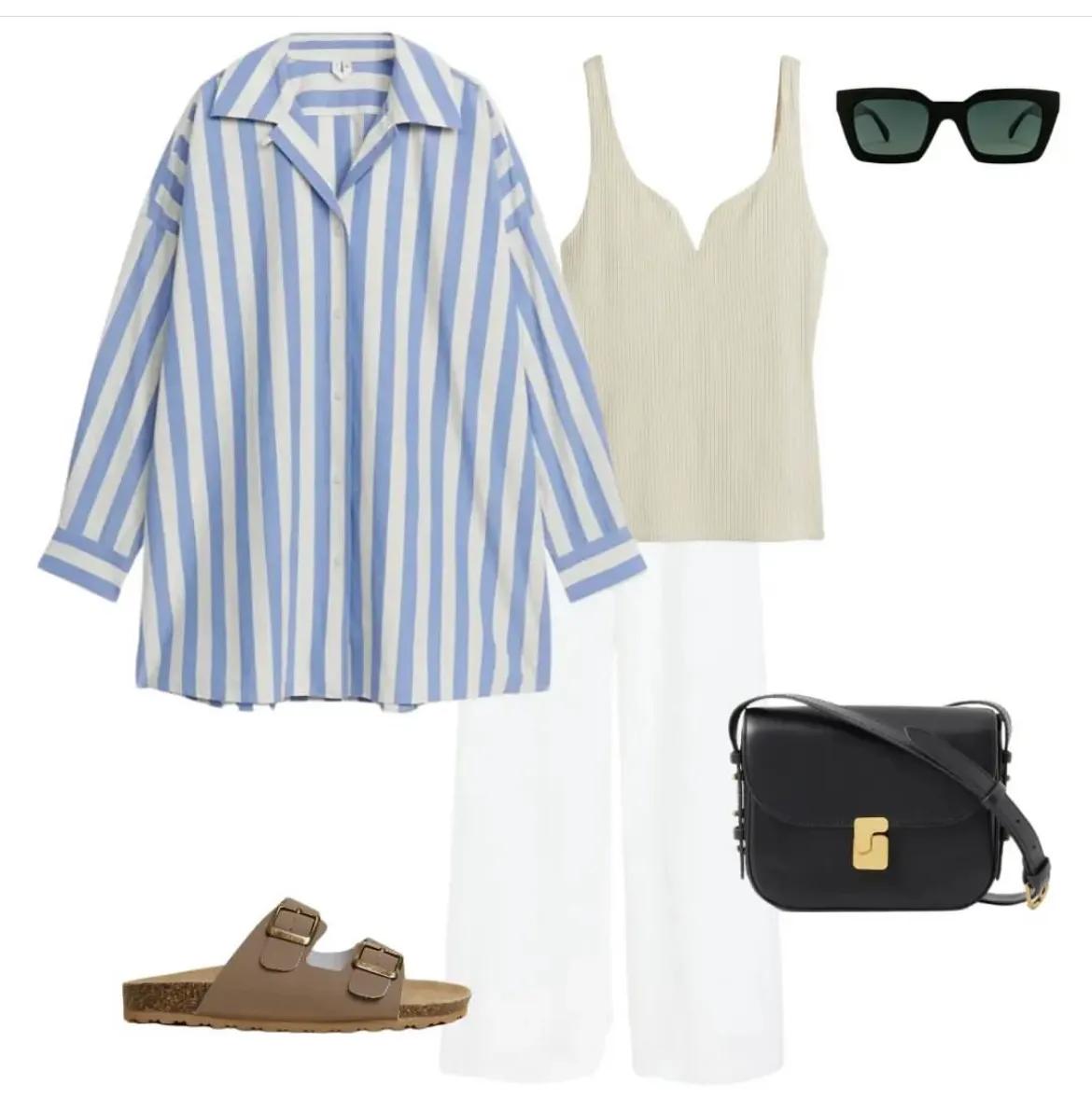 蓝白条纹衬衣带领结,蓝白条纹衬衣怎么搭配