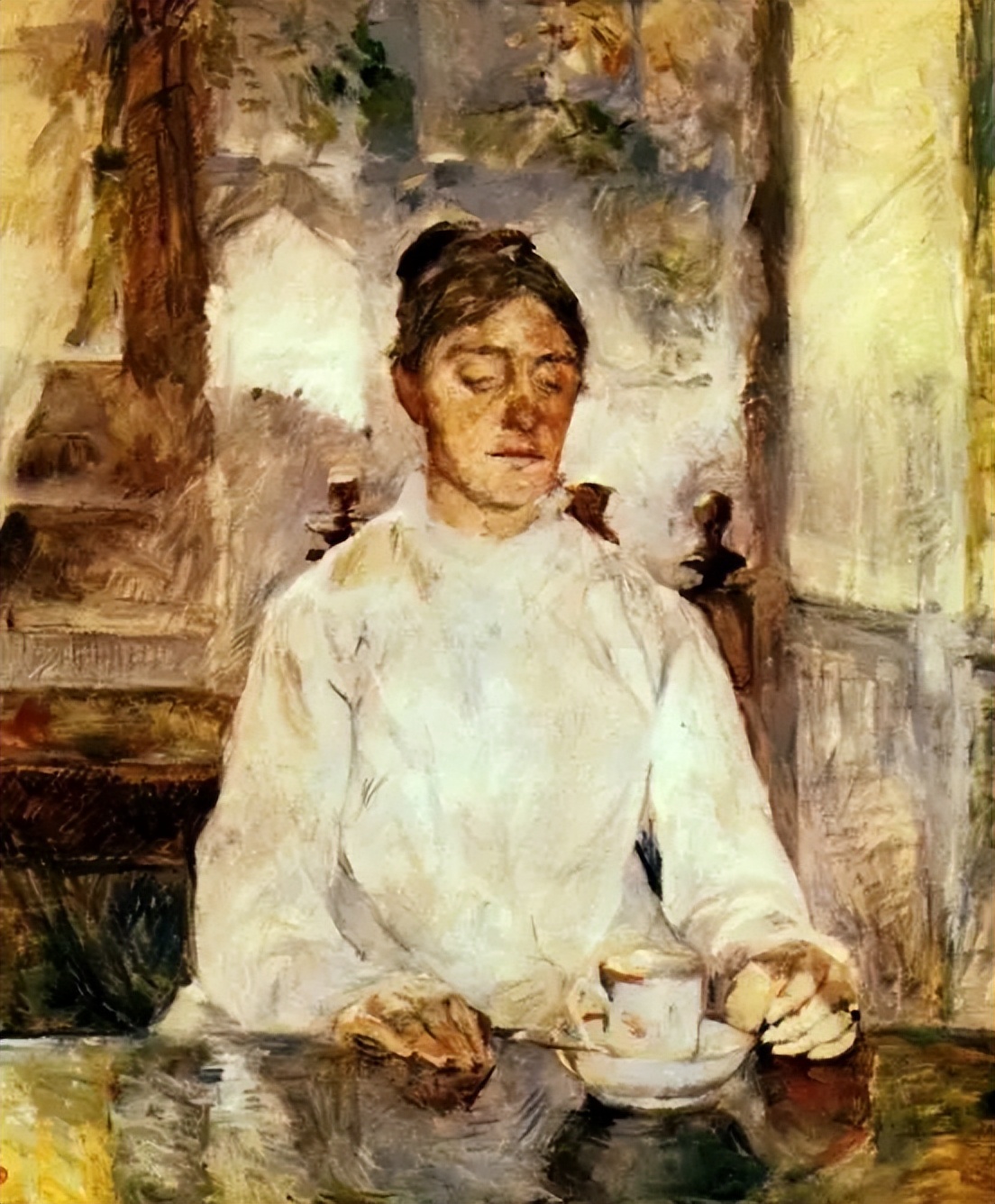 关于母亲的绘画大师,母亲节大师画中的母亲