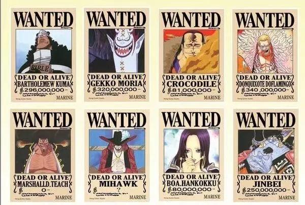 打完七武海老沙后多少悬赏金,海贼王全部七武海悬赏金照片
