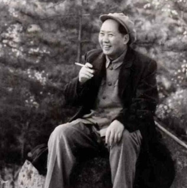 *先念李**抽雪茄，毛主席：先念，你有这么好的烟，怎么不早点拿出来