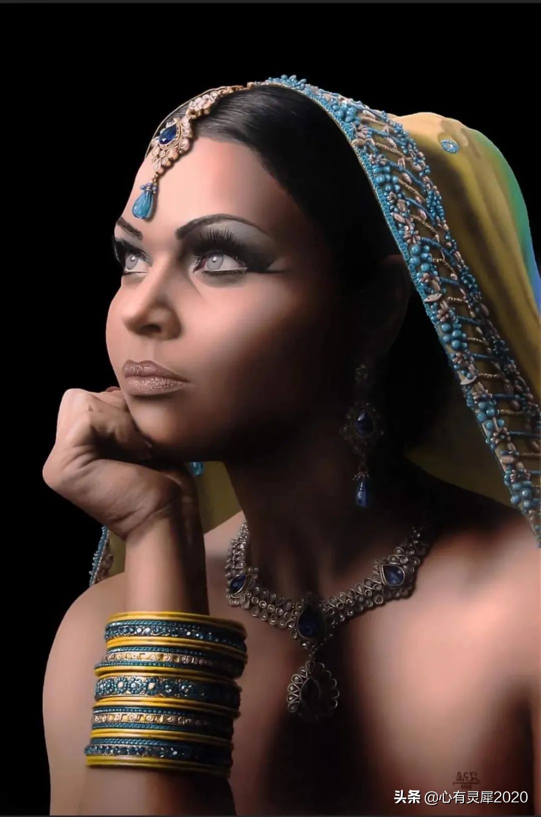 意大利艺术家伊万皮利,其充满“大爱”的人物视觉盛宴,令人惊叹