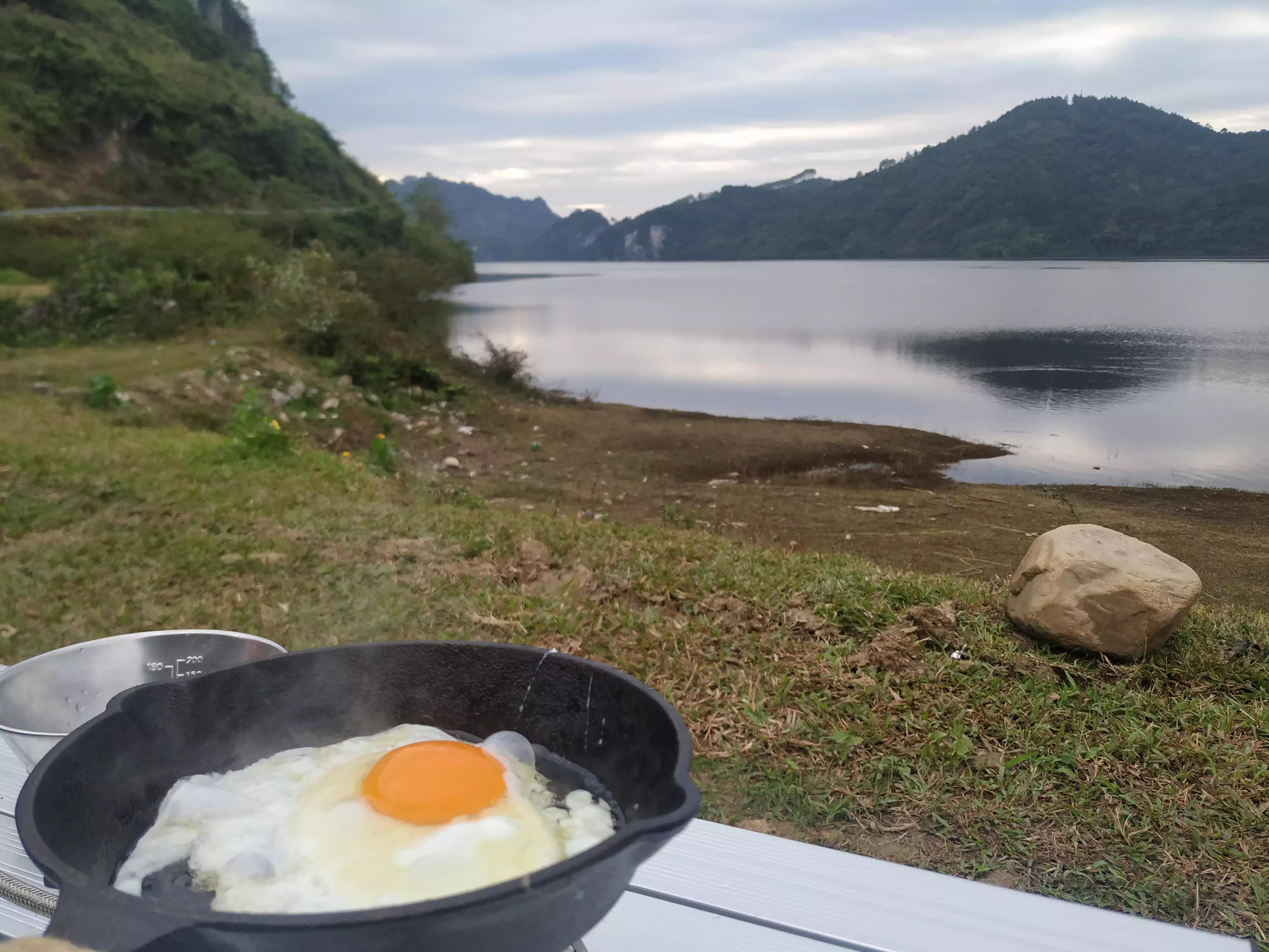 太阳呢？在我煎锅里！——南宁市上林县东敢水库露营